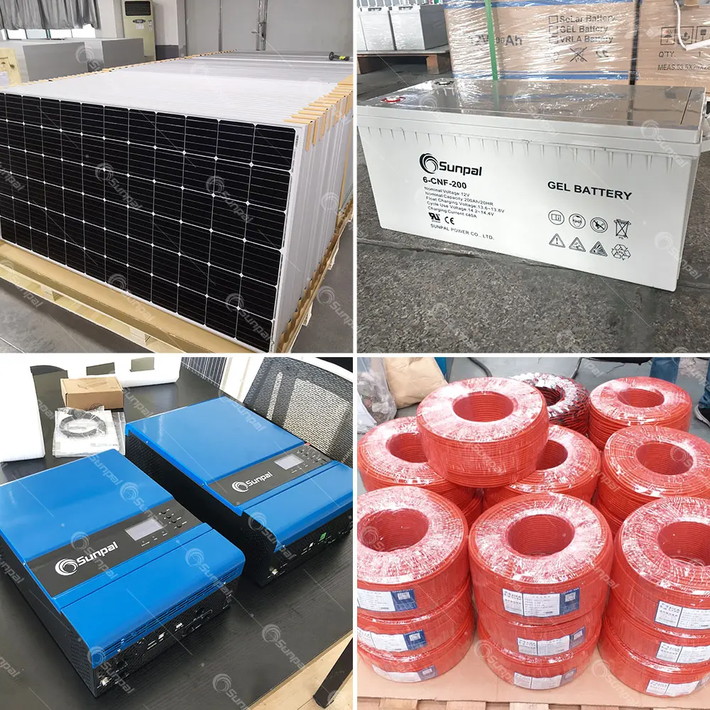 Sunpal 2KW 6KW Solar System Off Grid 3KW 4KW 5KW Solar Panels 1000w Price For Home House Electricity