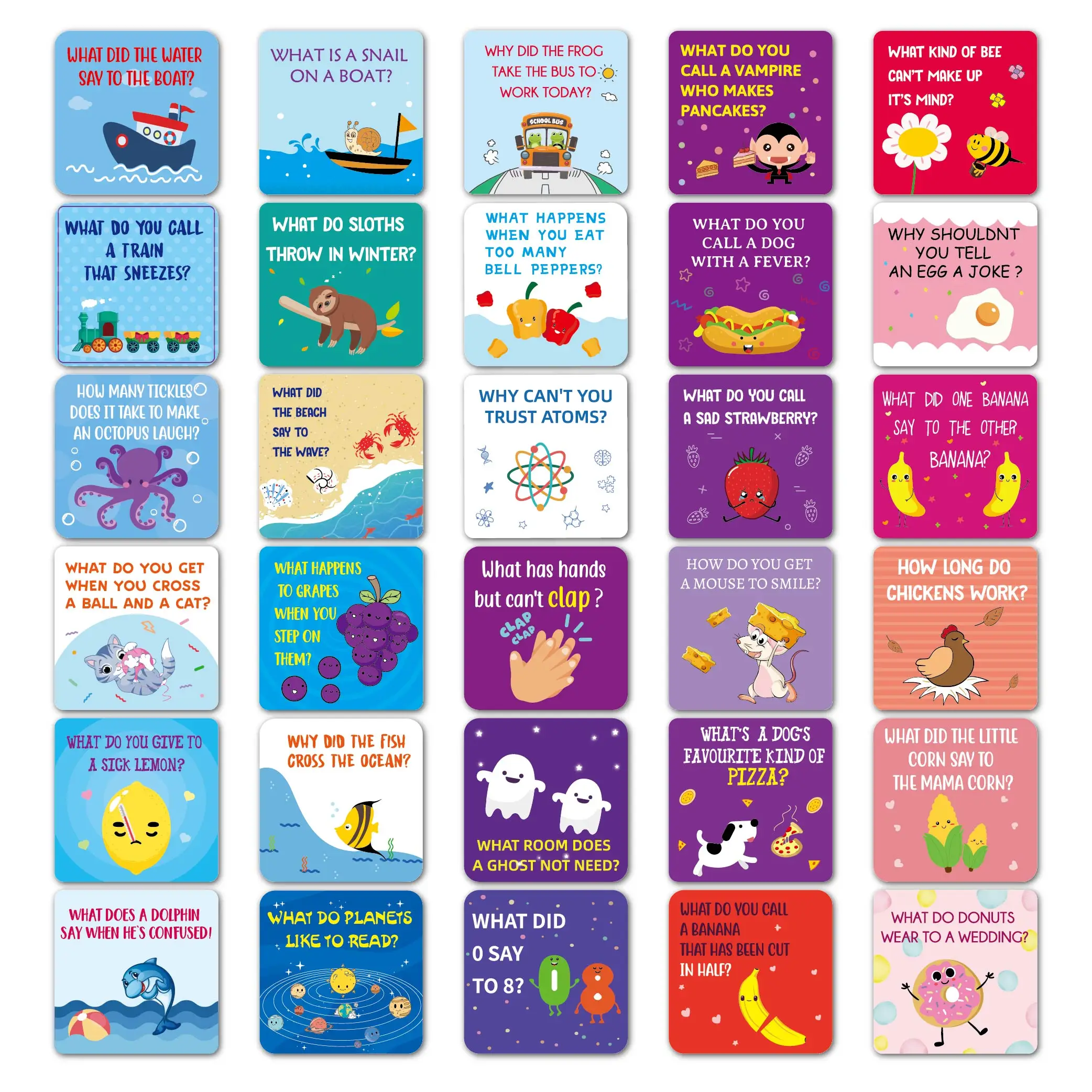 60 шт. карточки для ланч-боксов