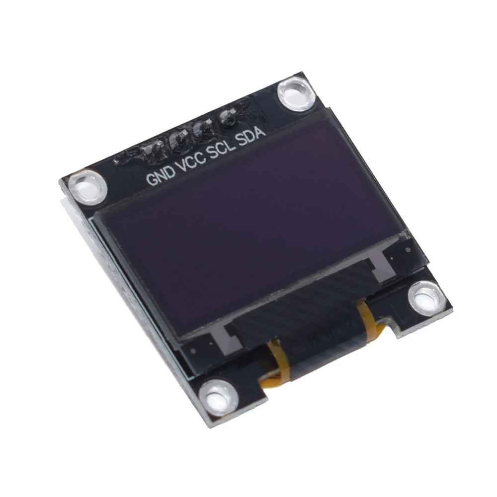 Плата ЖК-экрана 0 96 дюйма oled IIC Серийный белый модуль дисплея 128X64 I2C SSD1315 12864 для