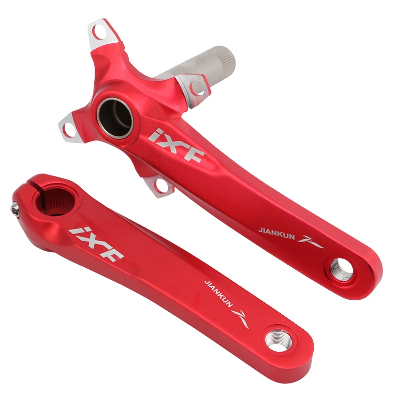 IXF Integrated Hollowed Crank Arm Aluminum Alloy T6 BCD104 Bicycle Crankset Chain wheel Crank MTB Road Bike Part