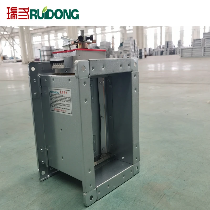 Square Fire Damper for HVAC Duct Smoke electric or motorized fire damper
