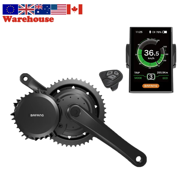 Комплект для электровелосипеда Bafang 1000 Вт BBSHD BBS03B 8fun 48 В средний приводной двигатель
