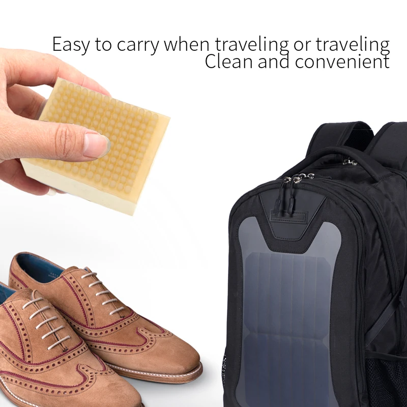Factory Wholesale Custom Packaging Shoe Suede cleaning scrubs Shoe Cleaning Eraser Matte Leather Fabric Care Shoe Rubber