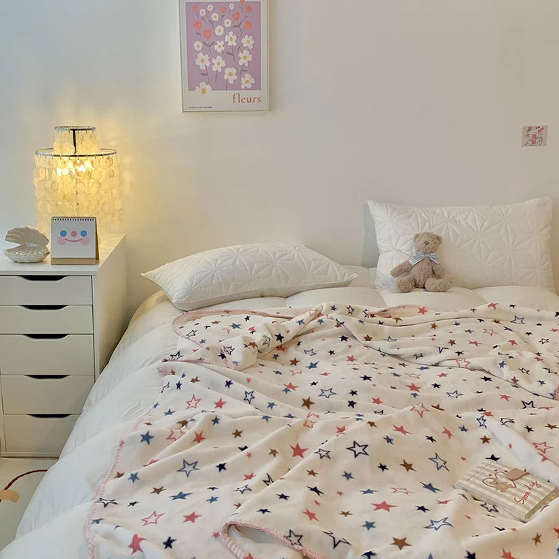 5 Star Hotel 2024 Vietnam Manufacture Customized milk velvet blanket for bed sheet