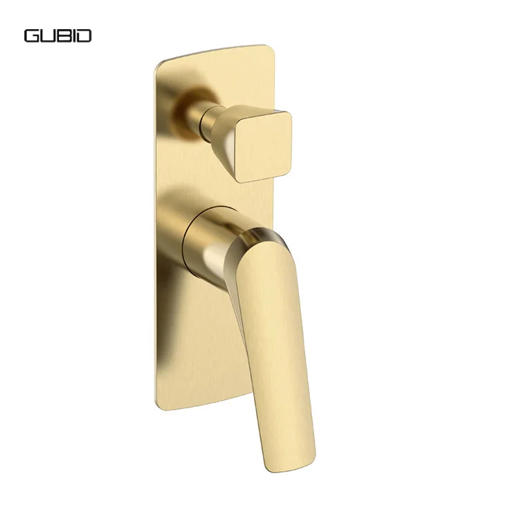 Modern Gold Faucet Shower Panel System Wall-Mounted Jet Bath Shower Column Mixer Ceramic Valve Core Made of Brass for Hotels