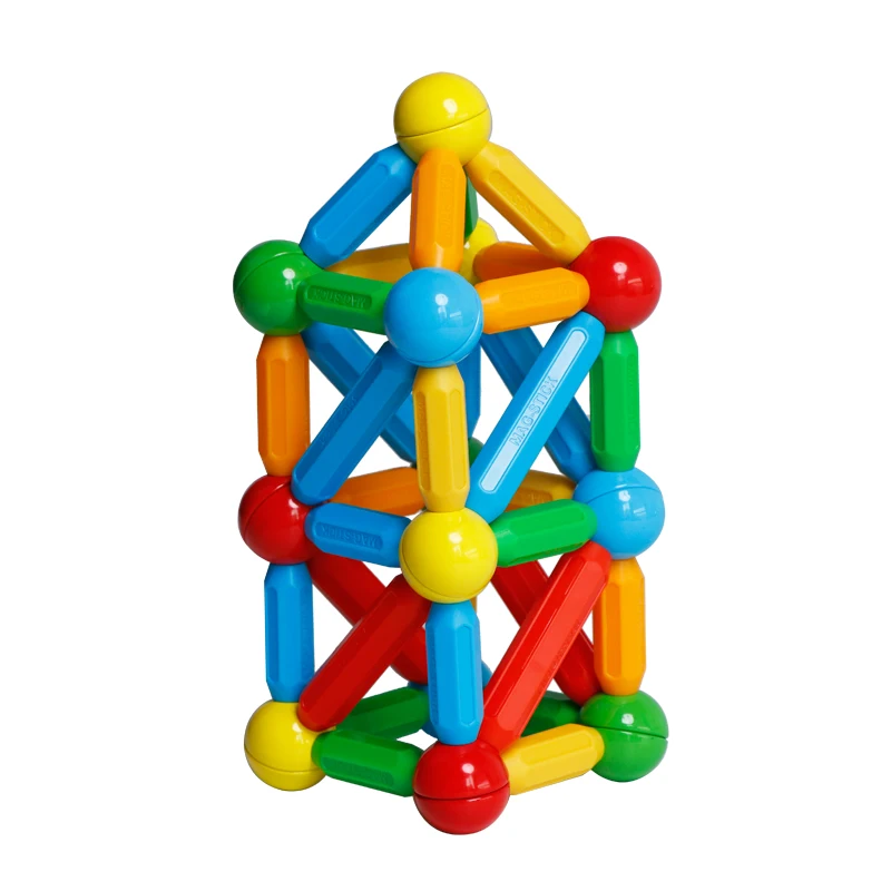 Kid Magnet Blocks for Kids Magnetic Sticks and Balls Toy Educational Sets Magic Magnetic Building Blocks Game Fidget Toy