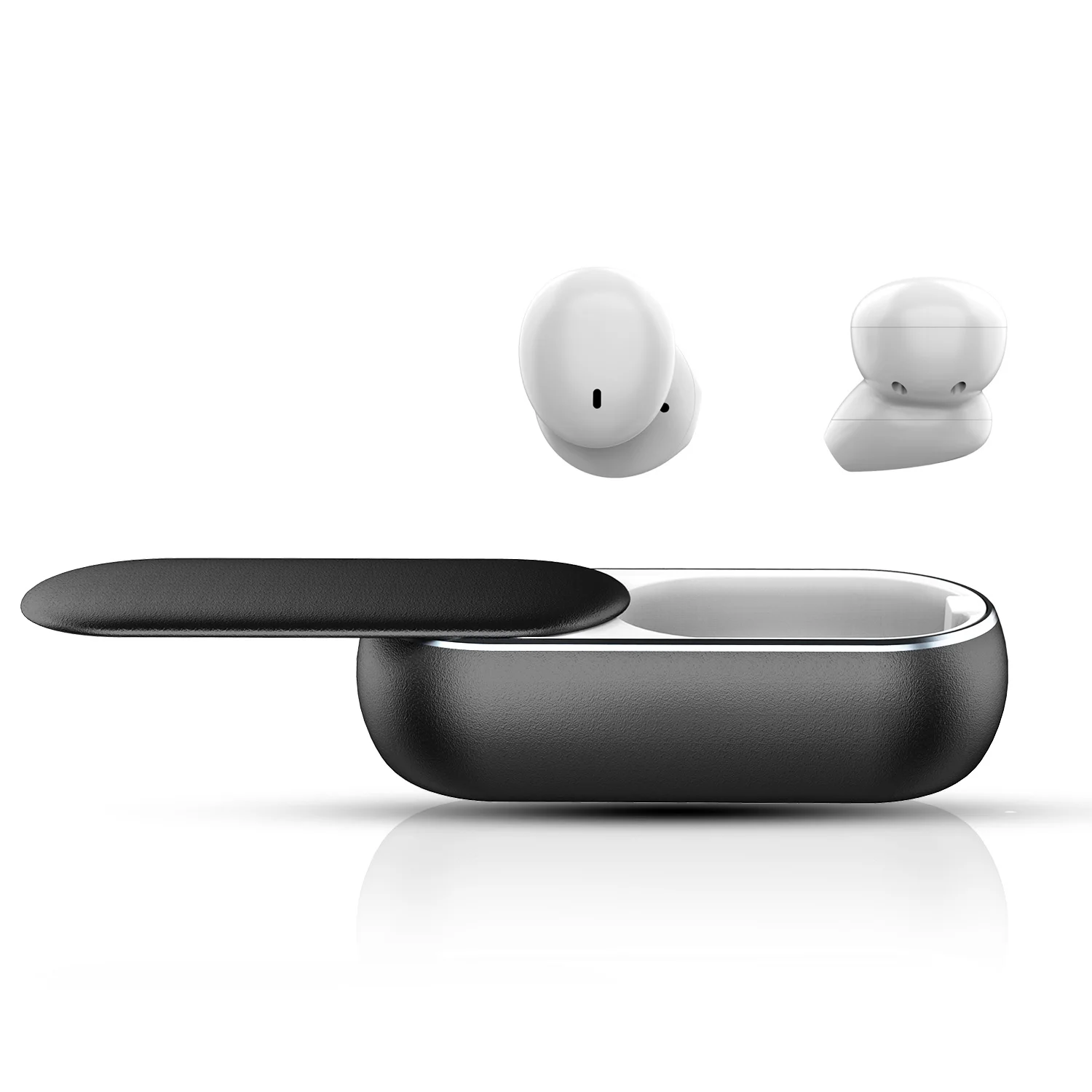 The latest and best-selling wireless Bluetooth headset Bluetooth 5.0+EDR TWS noise reduction compact metal case