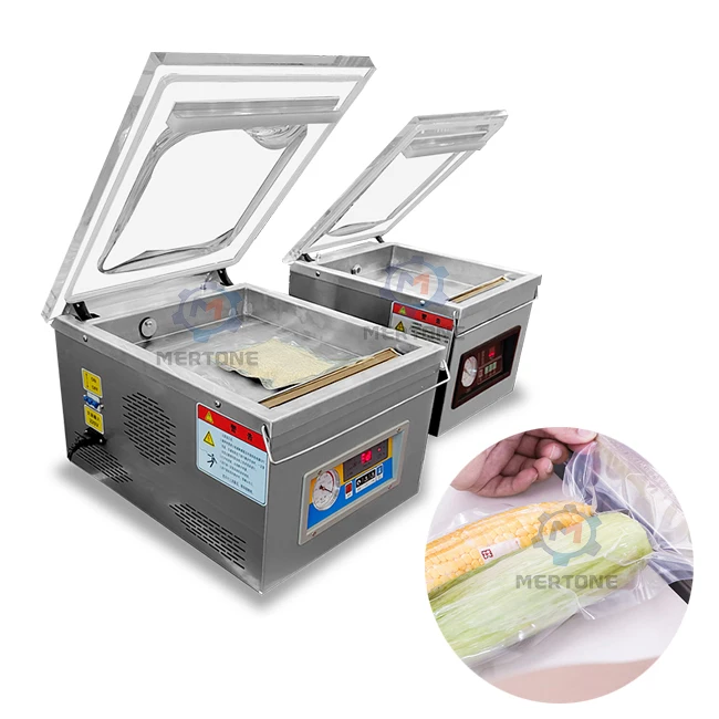 DZ-260 automatic table top economy food hamber vacuum sealer machine vacuum sealing packaging packing machine