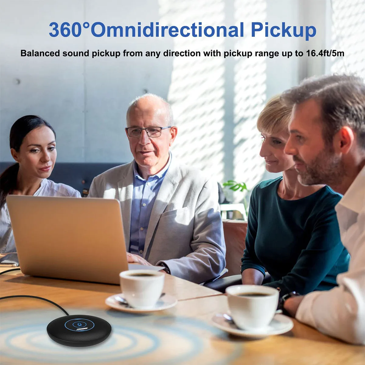 Professional Digital Table Desktop Omnidirectional Wired USB Meeting Conference Room Microphone System