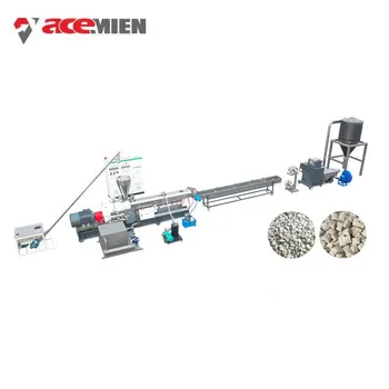 HDPE PP PE PVC Waste Bags Film Recycling Pelletizing Plastic Granules Pellets Making Pelletizer Granulator Machine Line