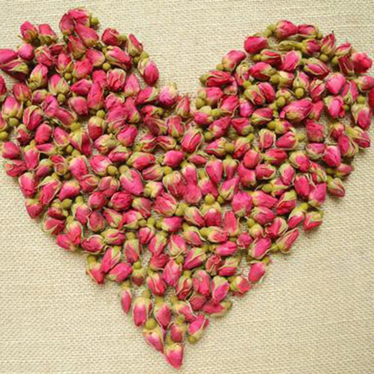 High grade french rose bud natural new dried french rosebud for drinking tea