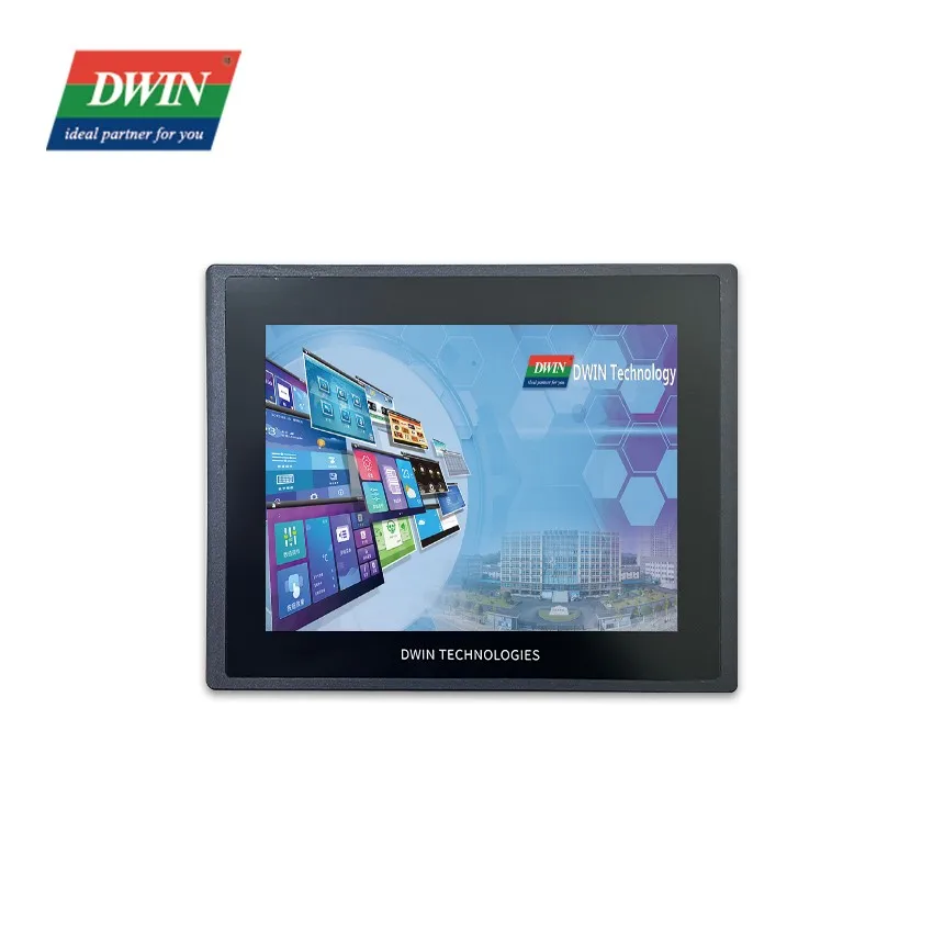 DWIN Linux Display 9.7 Inch 1024*768 Capacitive Touch TN TFT LCD Screen Industrial Module Embedded QT/ Debian PC with Enclosure