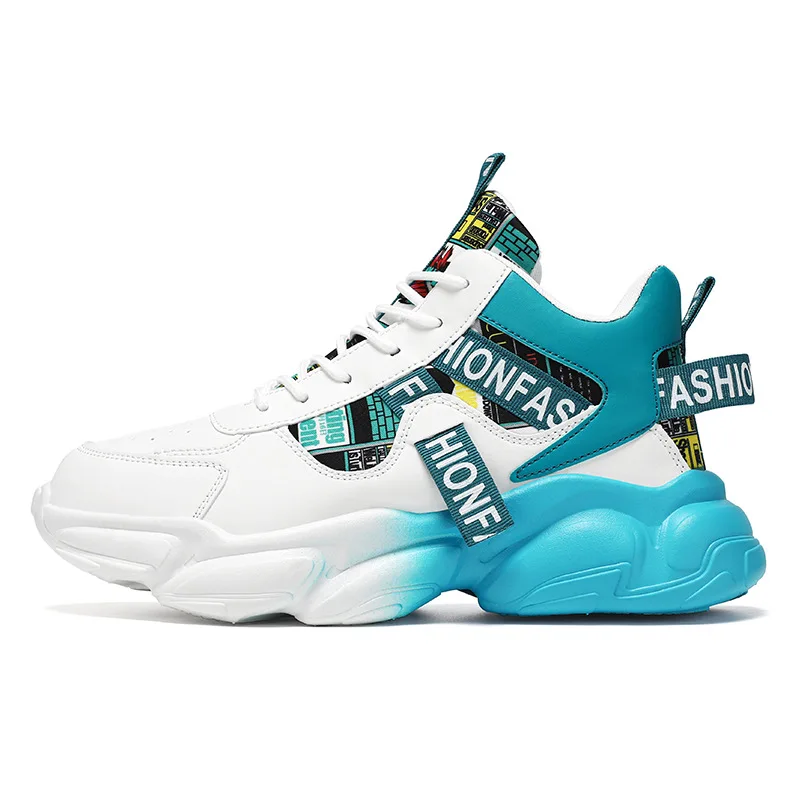 Hot Selling Casual Running Shoe PU Leather School Shoes for Kids Anti-Slip Men
