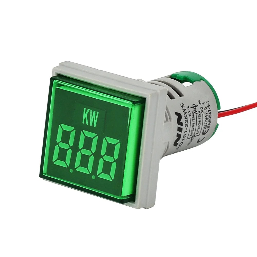 22mm green indicator power meter