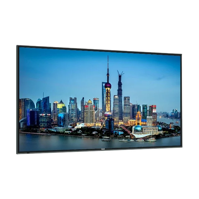 DQ Commercial 100 inch android 9.0 television 4K led smart tv tempered glass tv with wifi and dvbt-2 televisor