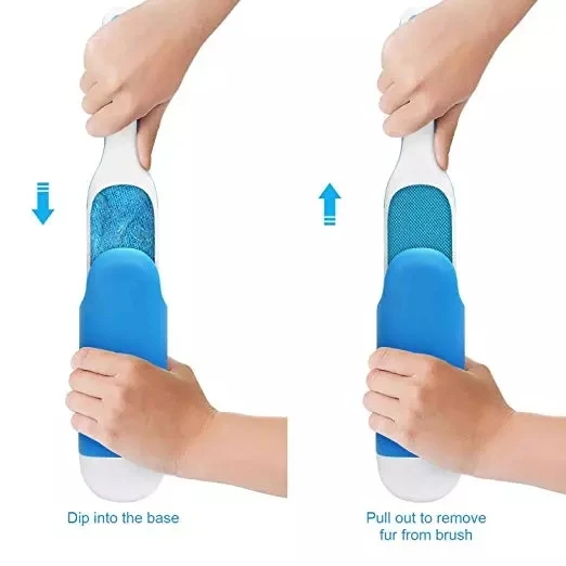 Pet Hair Remover Double-sided Brush Lint Remover Set Removes Manual Fur Pet Cleaning & Grooming Products Bathing Products
