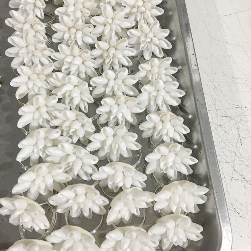 16 Styles Shell Flower Napkin Rings Natural Shell Napkin Holders Coastal Beach House Table Decor