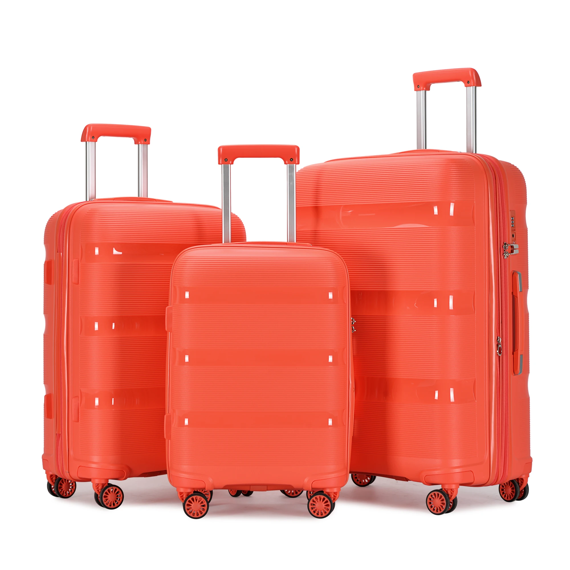 RESENA  Factory  Manufacturer   New food grade 100% NEW PP material  Anti-throw wear-resisting Carry On Trolley  Luggage