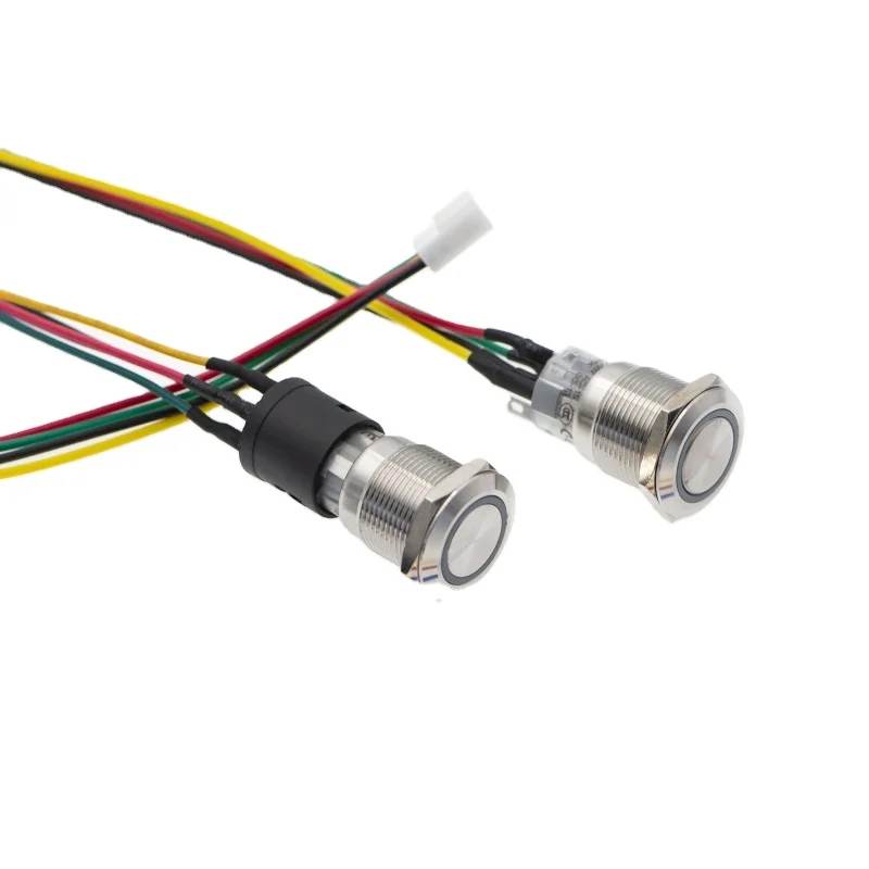 ONPOW socket with leads for metal pushbutton switch 19,22mm LAS1-AGQ series