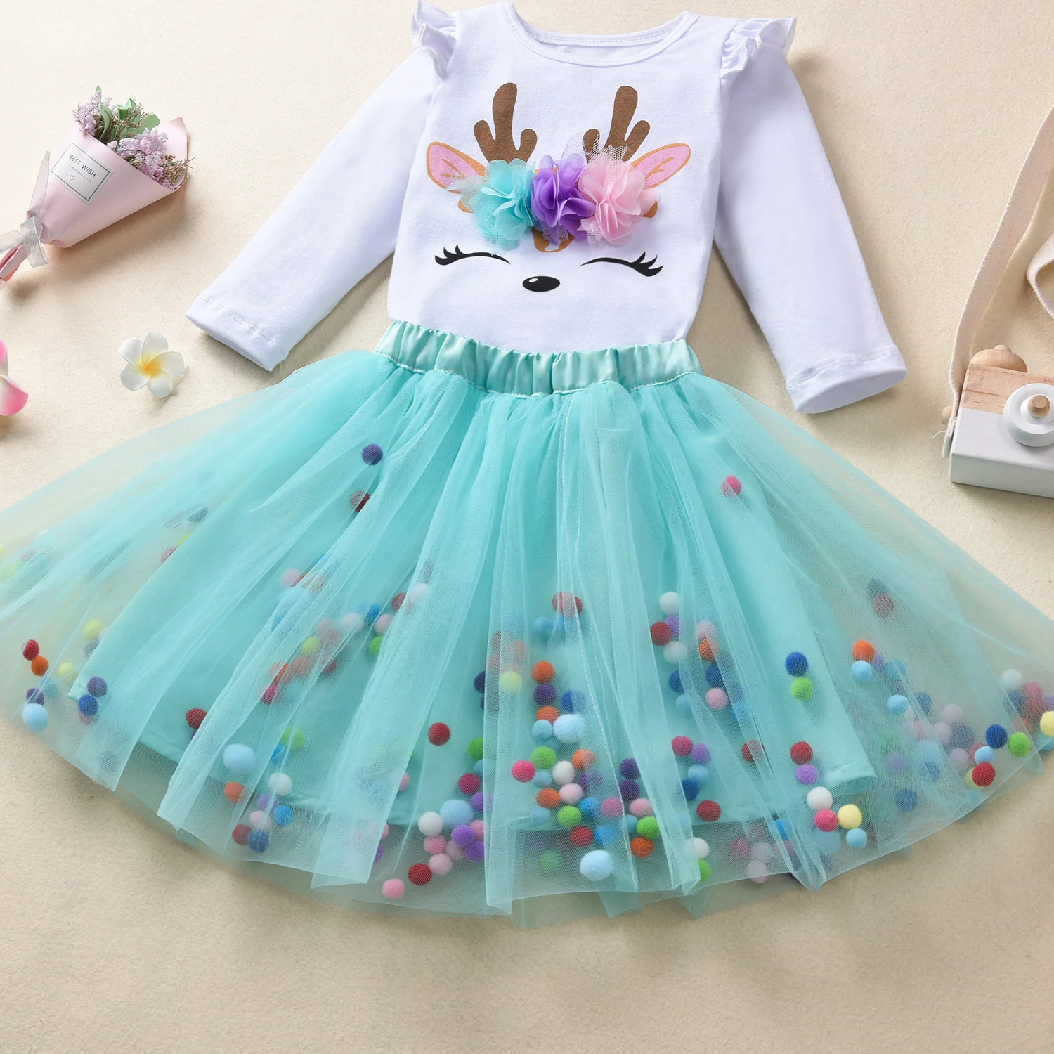 
Baby Girl Dress Unicorn Party Girls Tutu Dress Toddler Kids Clothes Baby 1st Birthday Outfits infantil vestido baby girl dress 