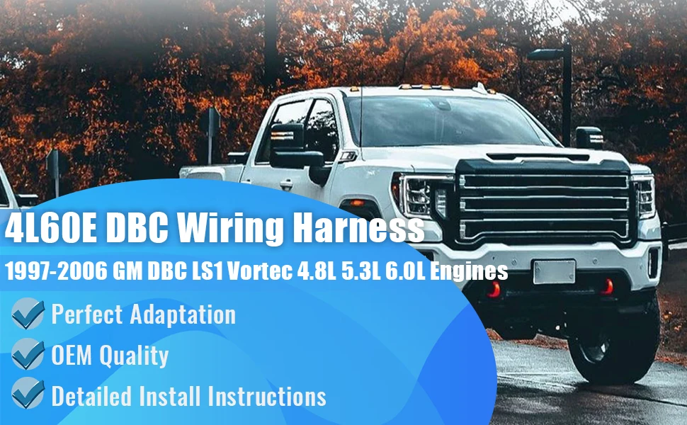 LS SWAPS 4L60E DBC Harness Independent LS1-4L60E Drive Cable Universal Engine Harness Suitable For LS1 4.8 5.3 6.0 Vortec engine