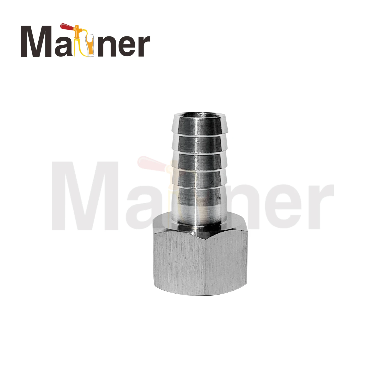 Штуцер для шланга из нержавеющей стали 304-штуцер 1/2 дюйма BSP x 8 мм, штуцер для домашнего пивоварения, фитинг насоса для пивоварения