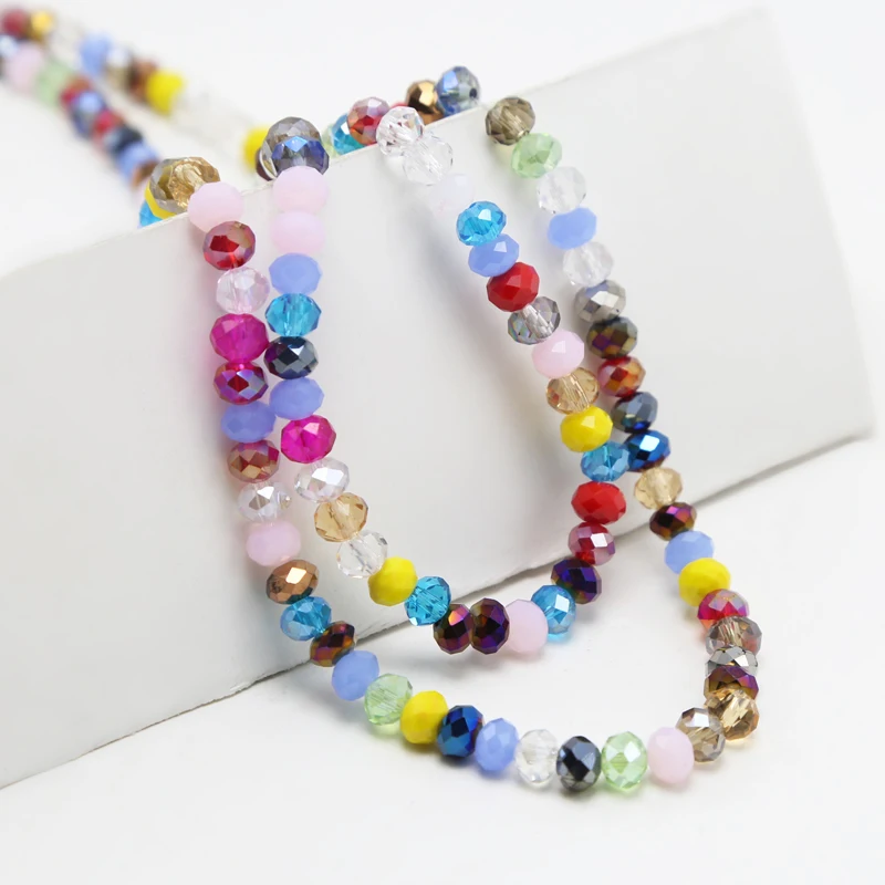 mixed color Crystal glass bead for Jewelry Making