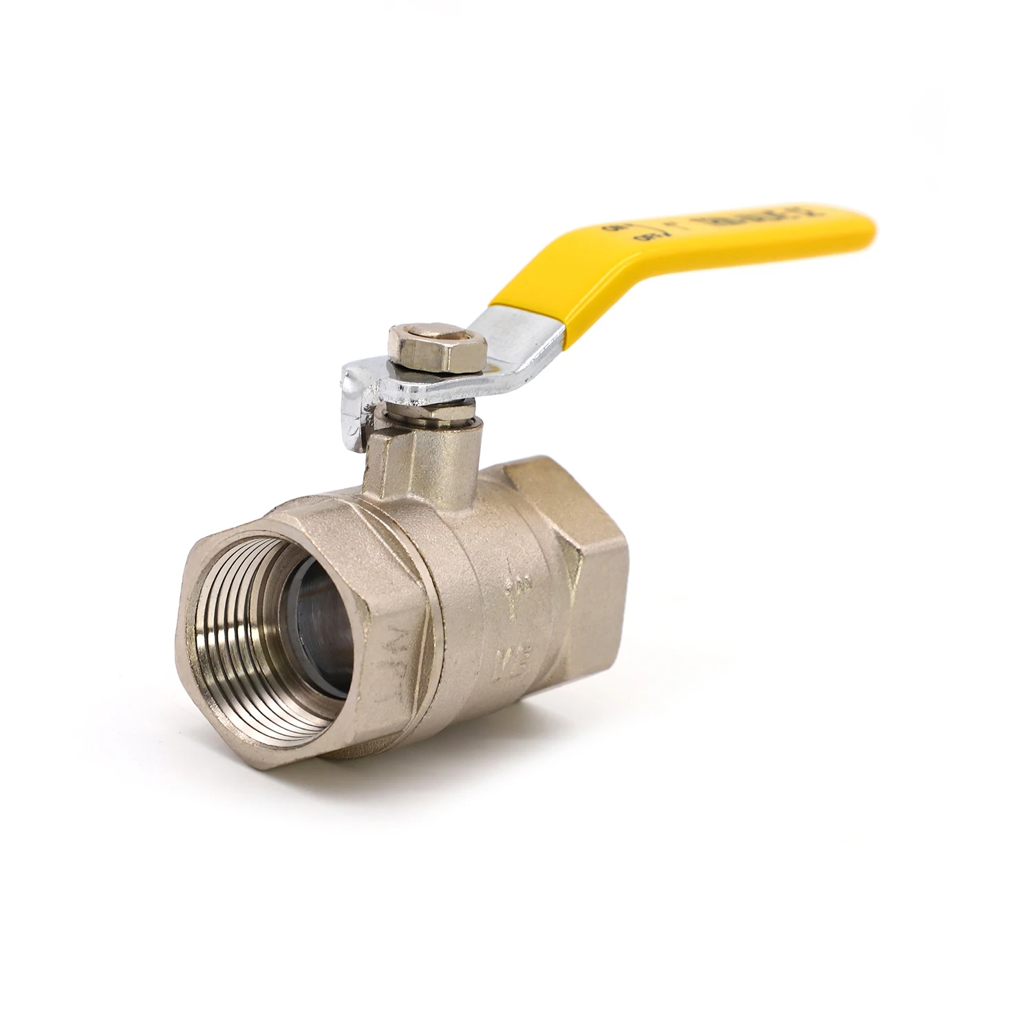 High Quality NPT Brass Core Brass Body USA 2' Water Valve Female Thread Brass Ball Valve For Water Control