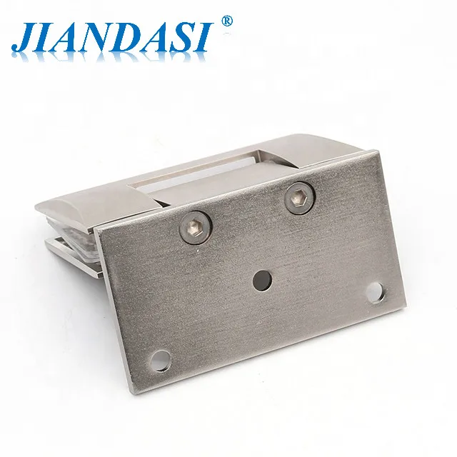90 degree stainless steel glass to wall both sides bathroom shower hinge for 8-12mm frameless glass door