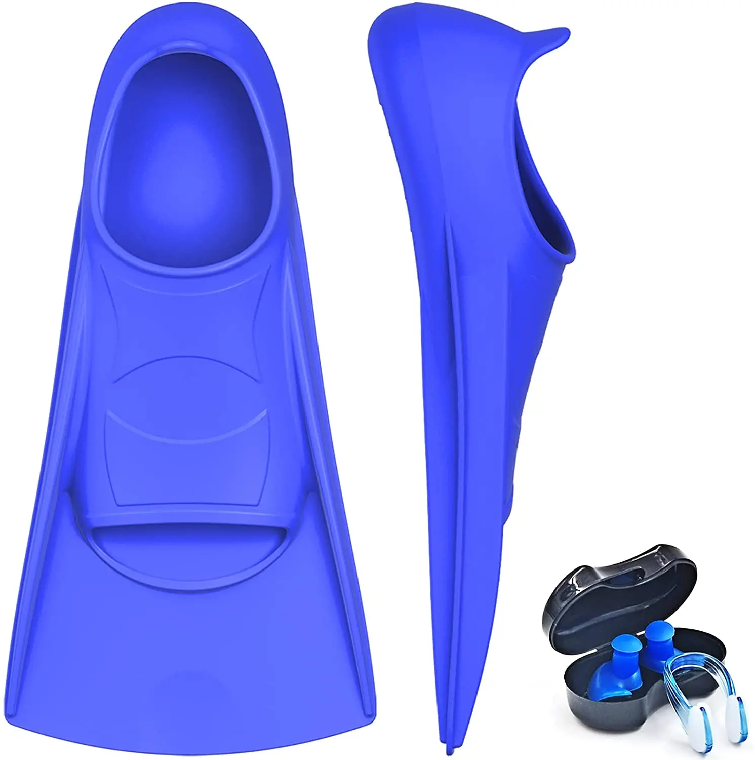 Wholesale price new custom logo full size adult kids surf swimming silicone short fins