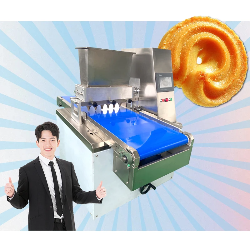 mini cookie making machine Cookie Manual Depositor Biscuit Make Machine for Small Business