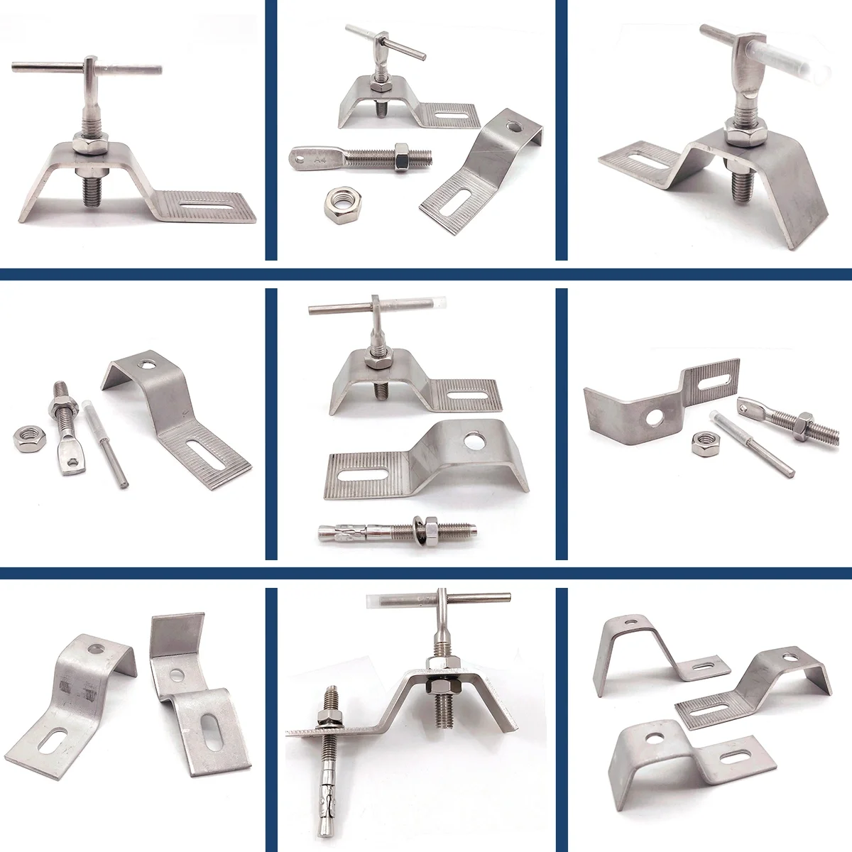 SS316 SS304 Stainless Steel Bracket Used For Curtain Wall Support Build Houses