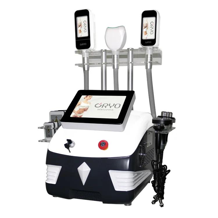 Skin rejuvenation 7in1 multi-functional fat freezing lipo laser vacuum therapy machine