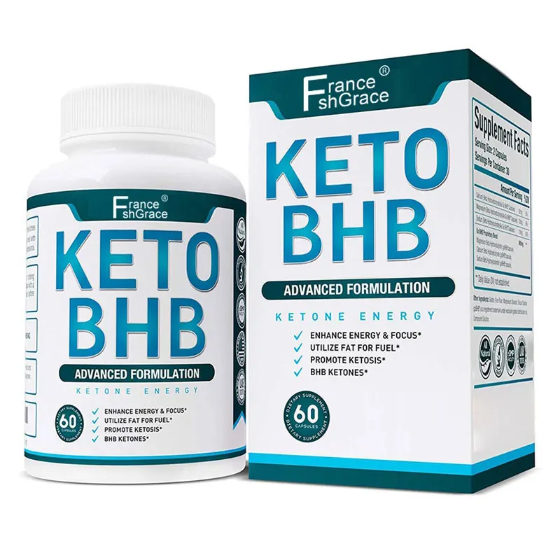 60 капсул Кето усовершенствованная Рецептура улучшая энергию и фокус Bhb кетоны капсулы
