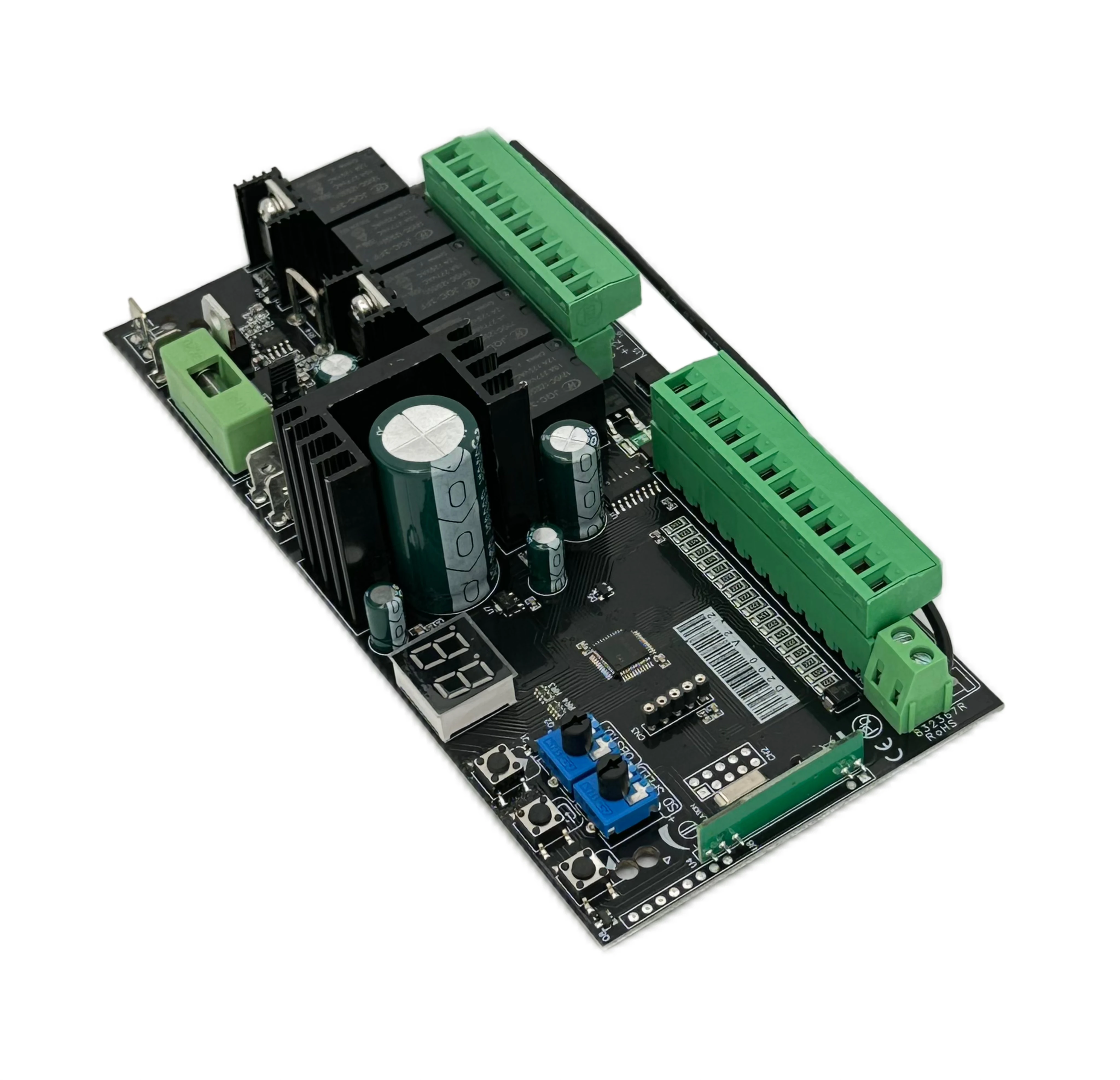 ID200 DC12V Солнечная функция и 2 пульта управления поворотными воротами для гаража