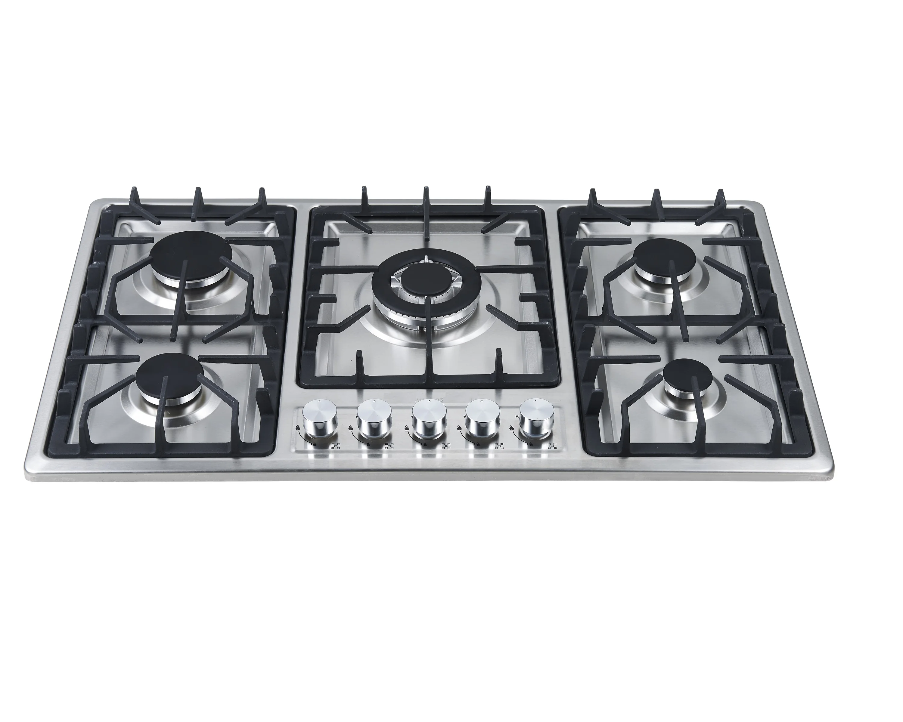 China supplier sales Promotional OEM Design 90cm 201#SS Easy cleaning home kitchen built-in Gas Stove