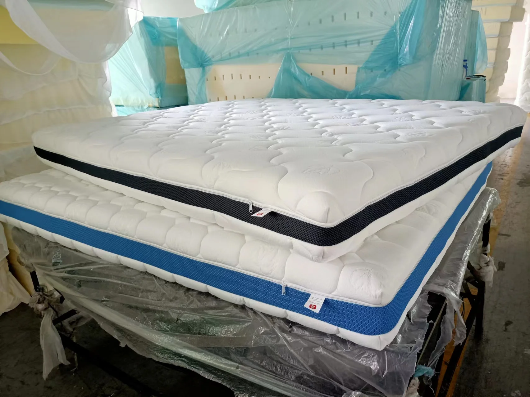 Rolled Cheap Foam Mattress Wholesale Price 8 Inch single double queen size compressed Foam Mattress hotel bed box mattress