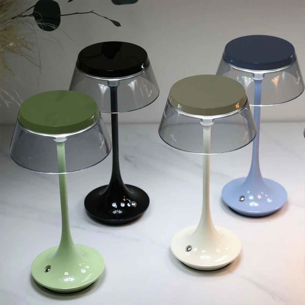 Battery operated LED Table Lamp buffet lamp for Bedroom Dining Room Home Decor Lighting