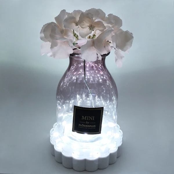 China wholesale New product hot Wedding 6inch IR remote controlled table centerpieces led base light