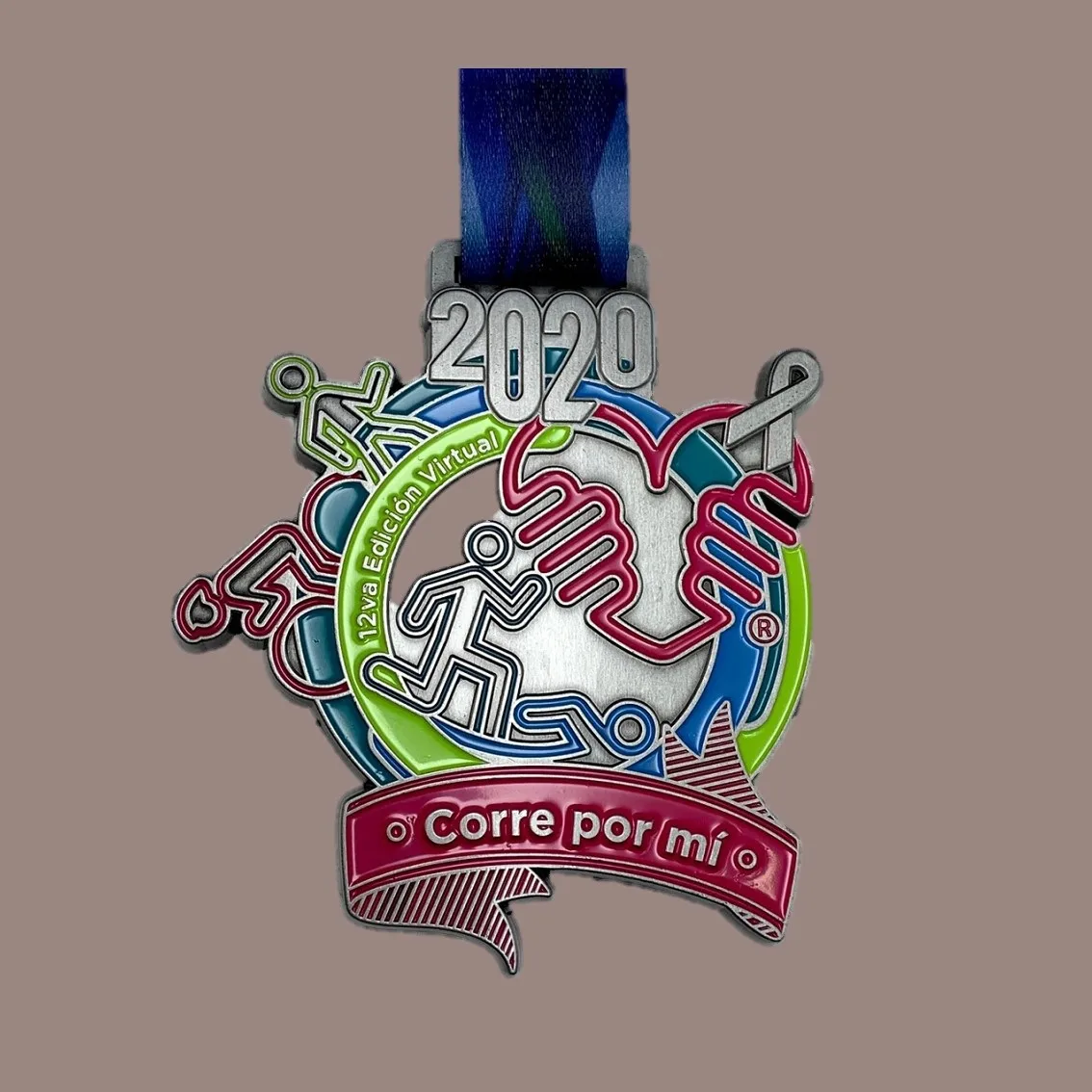 
custom logo high quality french la medal 