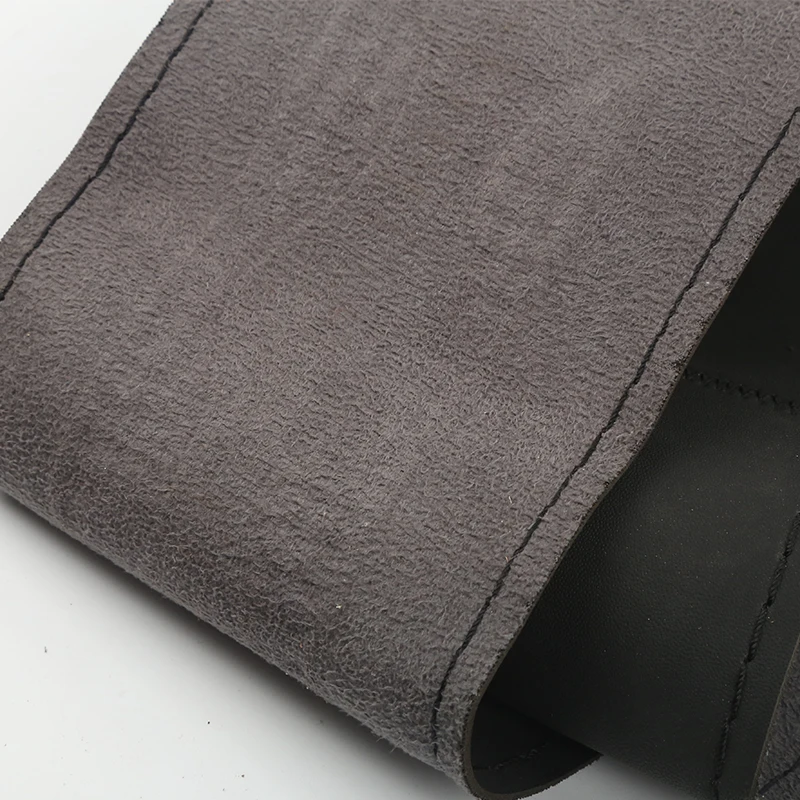 Fashionable universal leather steering wheel cover leather hand sewing steering wheel cover