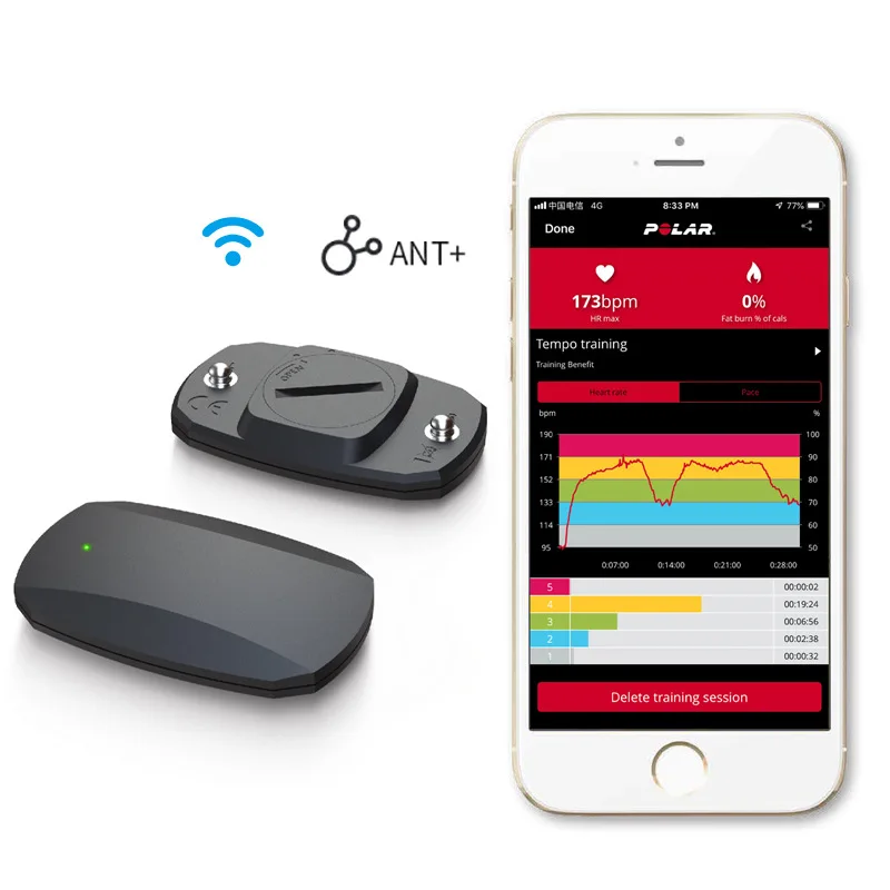 Bluetooth5.0 ANT+ CL806 Heart Beat Sensor Running Sports Fitness Tracker Heart Rate Monitor Chest Strap