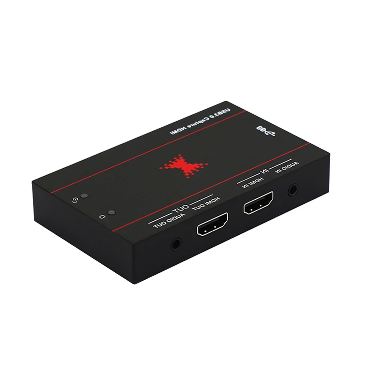 
Hot selling plug&play game capture 4K hdmi to usb 4K HDMI output video grabber 