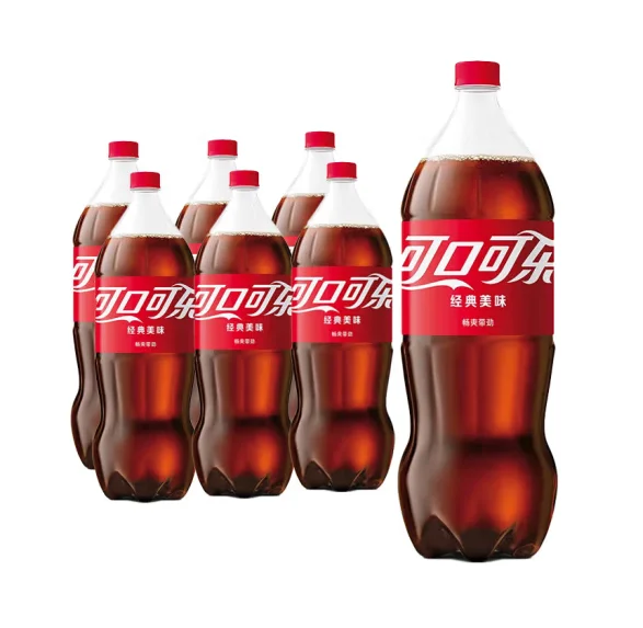 Wholesale Coca-Cola carbonated drinks Family Party Large bottle Share Pack Classic Original Coke 2L*6 bottles/case