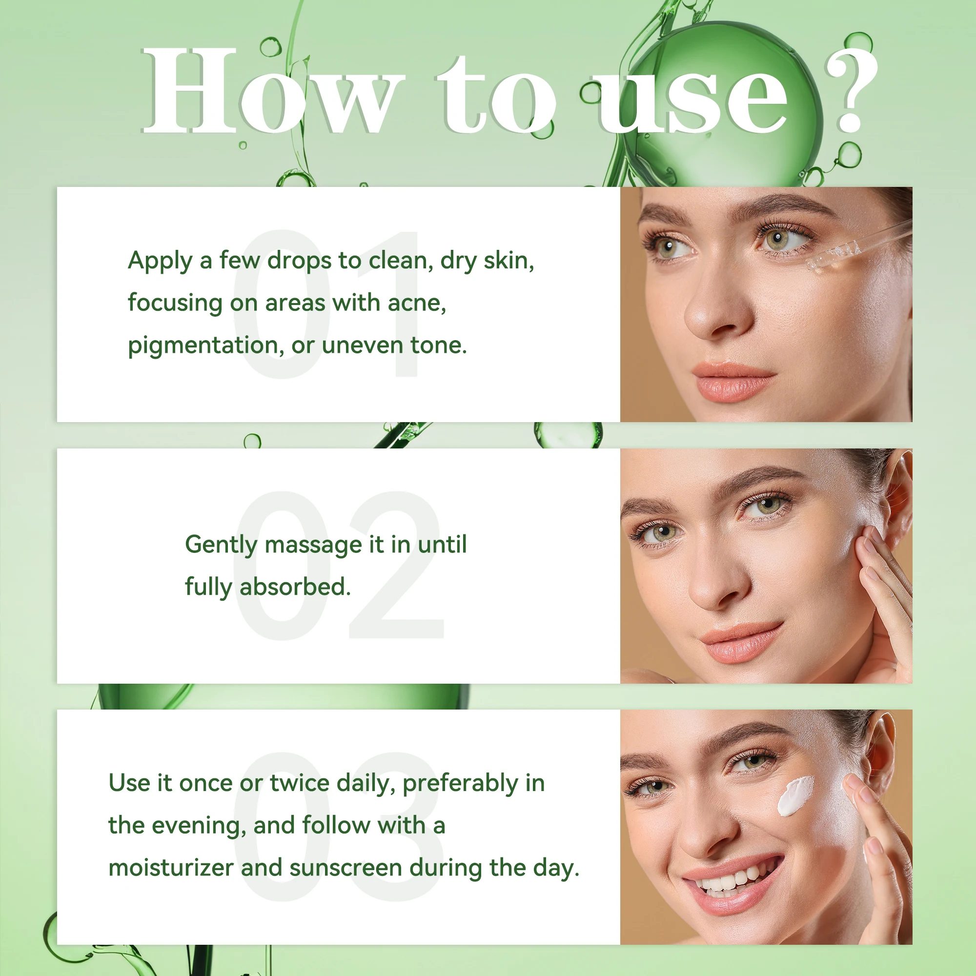 Wholesale Skin Care Organic Antibacterial And Anti-Inflammatory Whitening Freckle Removal Private Label Azelaic Acid Serum