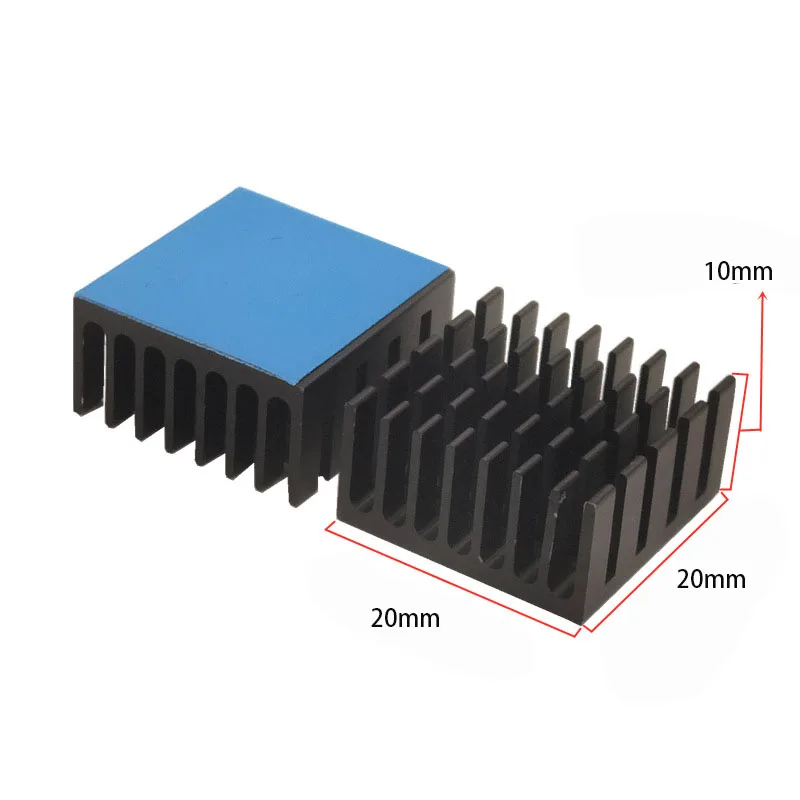 High quality 38x38x6mm electronic chip motherboard aclidinium Custom heatsink radiator Cnc Aluminum Extrusion Heat Sinks