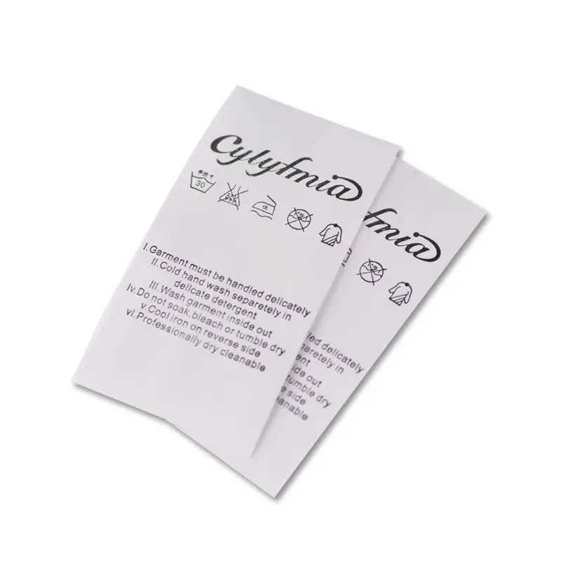 Manufacturers Supply Satin Wooden Shuttle Loom Label with Comfortable and Soft Collar Woven Label Seamed Satin Label