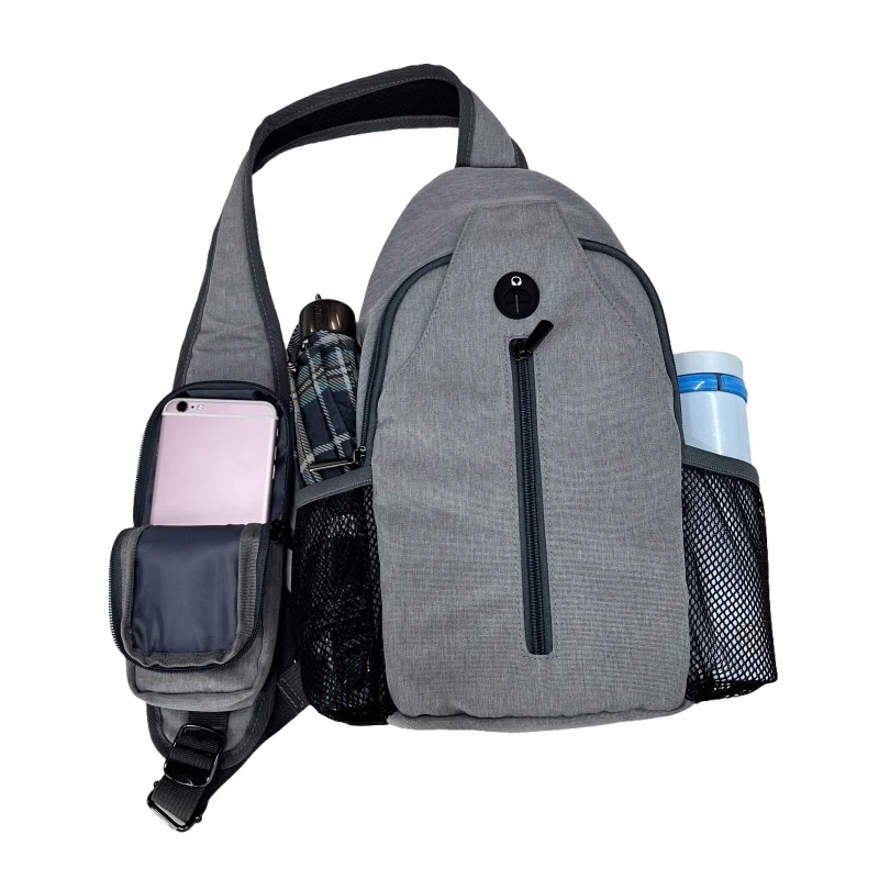Anti-Theft Men Chest Messenger Sling Bag Casual Shoulder Small Cross body Bags