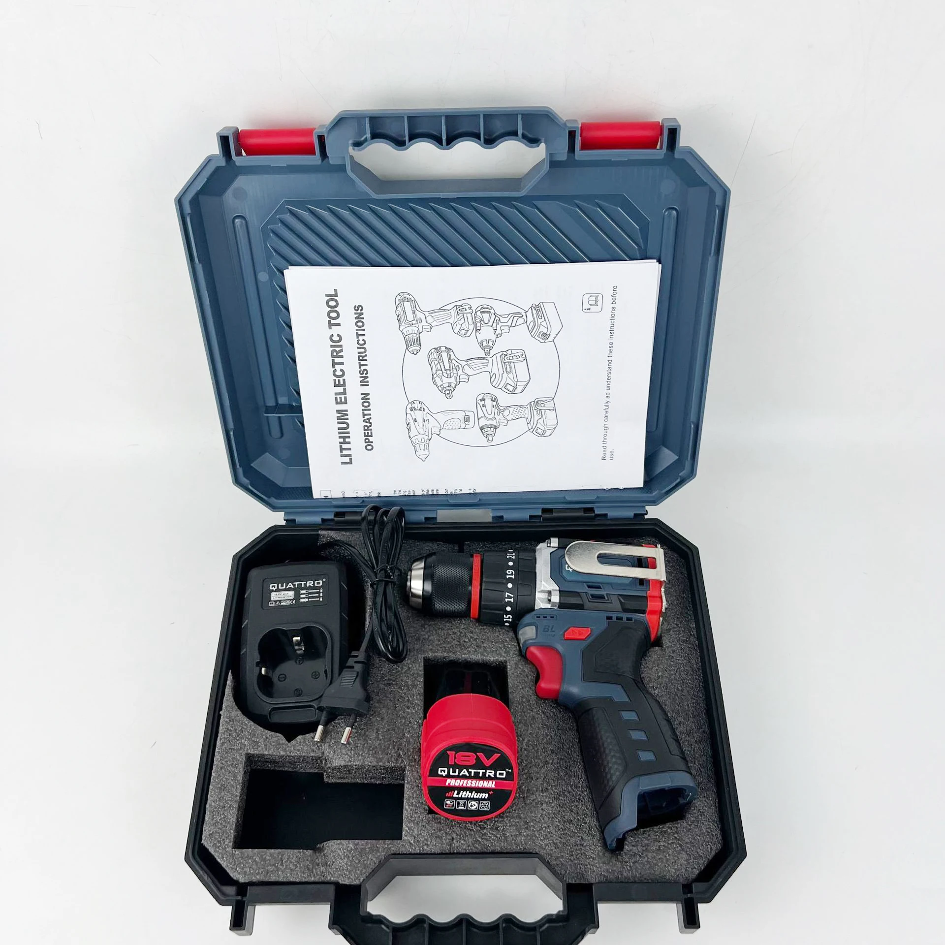2024 Newest 16.8V Light Weighted Drill in Compact Brushless Drill Multi-function Power Drill Power Screwdriver with Hanging Hook