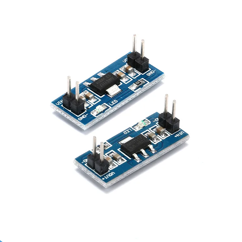 Hot Sales AMS1117 DC-DC Step Down Power Module Regulated Output 1.2V/1.5V/1.8V/2.5V/3.3V/5V